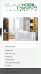 Mobile Screenshot of glaskeil-frankfurt.de